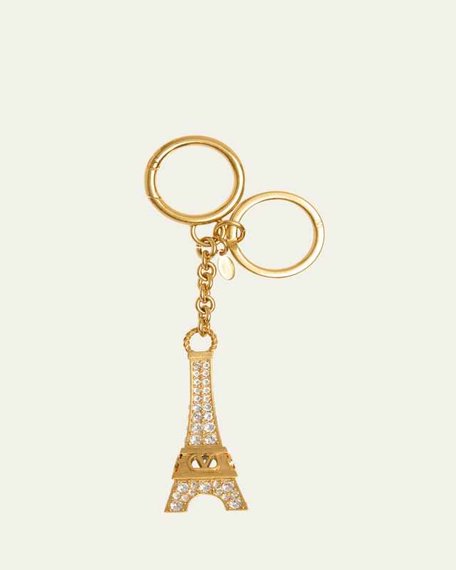 VLOGO Siganture Eiffel Tower Charm Keyring